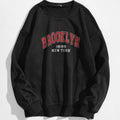 Letter Graphic Thermal Lined Sweatshirt by DailySale