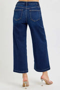 Lettie High Rise Crop Wide Jeans by Boutique 23