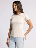 Lexi Tee - Cappuccino Heather by Boutique 23