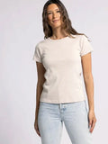 Lexi Tee - Cappuccino Heather by Boutique 23