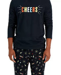 Family Pajamas Matching Mens New Years Mix It Pajama Set, Small by Vanessa Jane