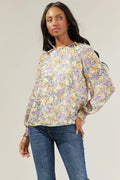 Liane Floral Long Sleeve Blouse by Boutique 23