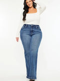 Libby Curvy High Rise Wide Leg Flare Jeans by Boutique 23