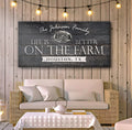 Life Is Better On The Farm Sign V by Tailored Canvases