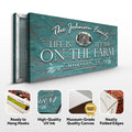 Life Is Better On The Farm Sign VI by Tailored Canvases