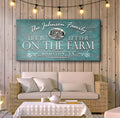 Life Is Better On The Farm Sign VI by Tailored Canvases
