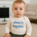 long sleeve graphic bodysuit | schmutz happens by Finn + Emma