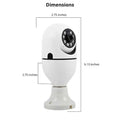 LifeWare Wireless 360-Degree Light Bulb Security Camera by DailySale