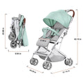 Light Blue Baby Infant Foldable Umbrella Stroller Lightweight Travel Carriage Pushchair by DailySale