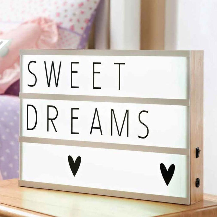 Light Box with Letters and Number Tiles by DailySale