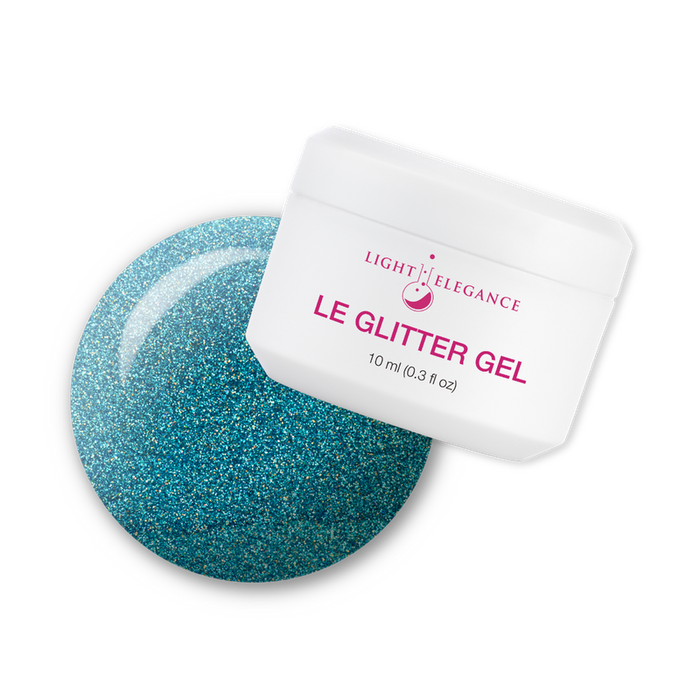 Light Elegance Glitter Gel - Blast Off Blue by The Nail Hub