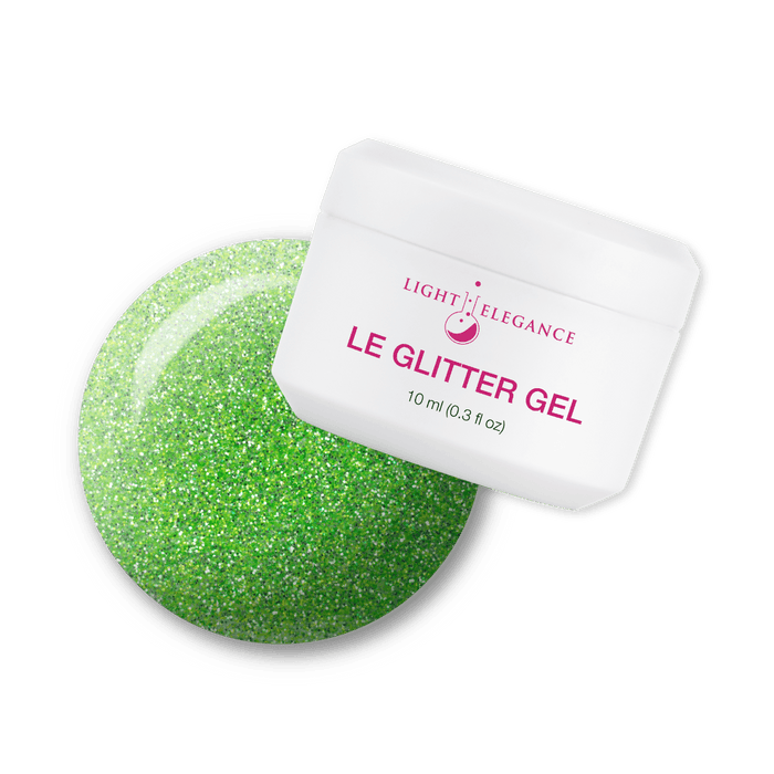 Light Elegance Glitter Gel - Kiwi to my Heart by The Nail Hub