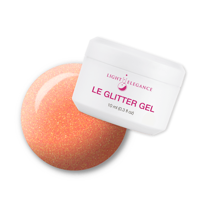 Light Elegance Glitter Gel - Orange Crush by The Nail Hub