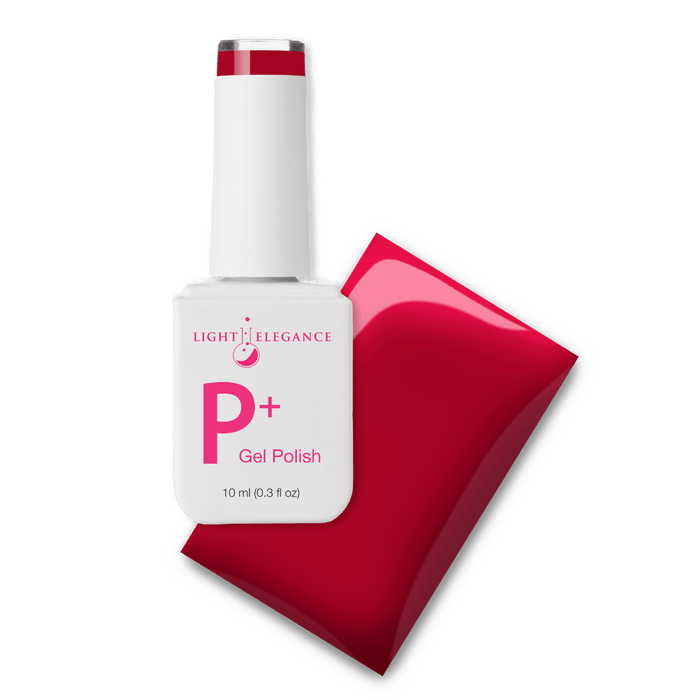 Light Elegance P+ Soak-Off Color Gel Polish - Red Lips by The Nail Hub