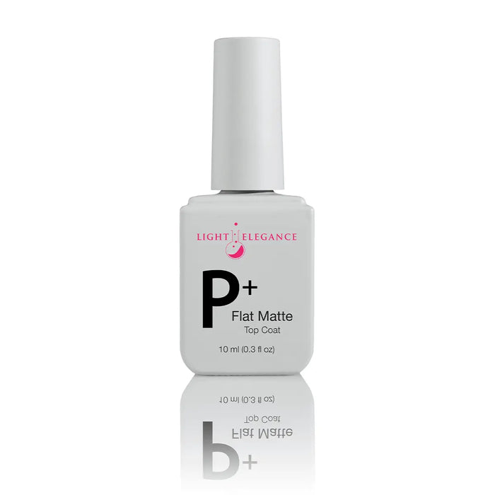 Light Elegance P+ Soak-Off Gel Polish - Flat Matte Top Coat by The Nail Hub