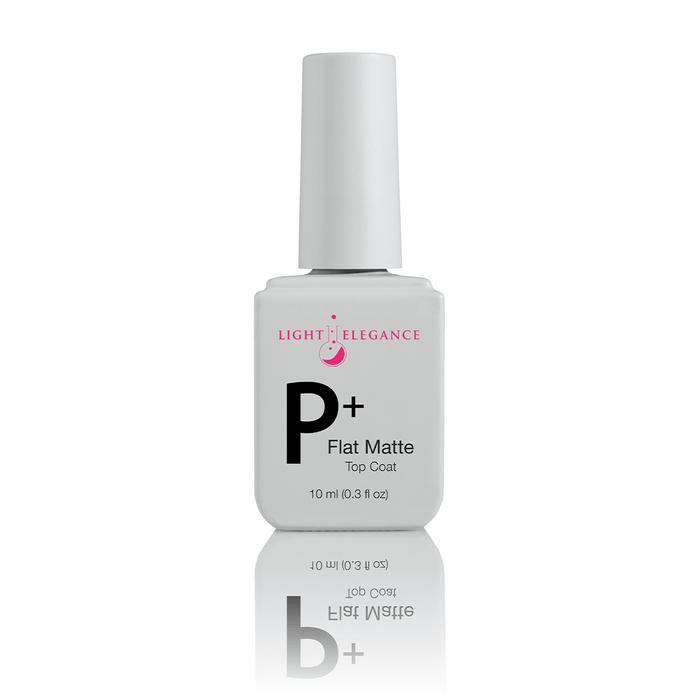 Light Elegance P+ Soak-Off Gel Polish - Flat Matte Top Coat by The Nail Hub