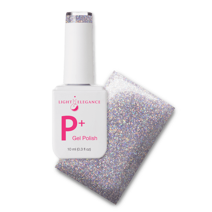 Light Elegance P+ Soak-Off Glitter Gel Polish - Get Buzzed by The Nail Hub