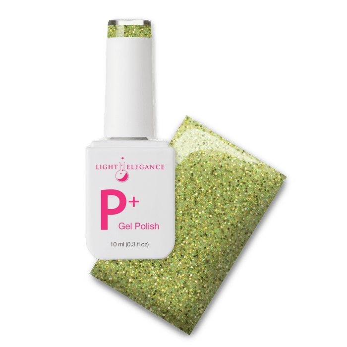 Light Elegance P+ Soak-Off Glitter Gel Polish - Peace and Love by The Nail Hub