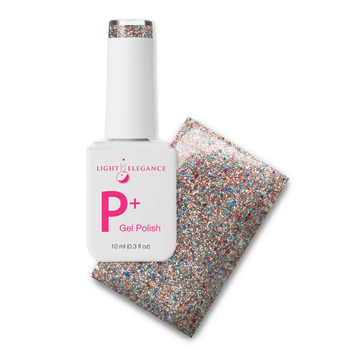 Light Elegance P+ Soak-Off Glitter Gel Polish - The Elvis Pelvis by The Nail Hub