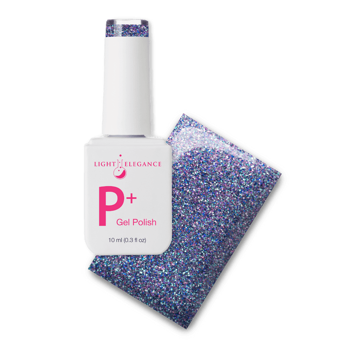Light Elegance P+ Soak-Off Glitter Gel Polish - Tough Act To Follow by The Nail Hub