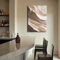 Light Neutral Impasto Wall Art by Tailored Canvases