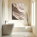 Light Neutral Impasto Wall Art by Tailored Canvases
