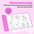 Light-up Tracing Pad Pink Coloring Drawing Art Gift Toy by DailySale