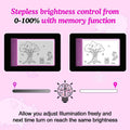 Light-up Tracing Pad Pink Coloring Drawing Art Gift Toy by DailySale