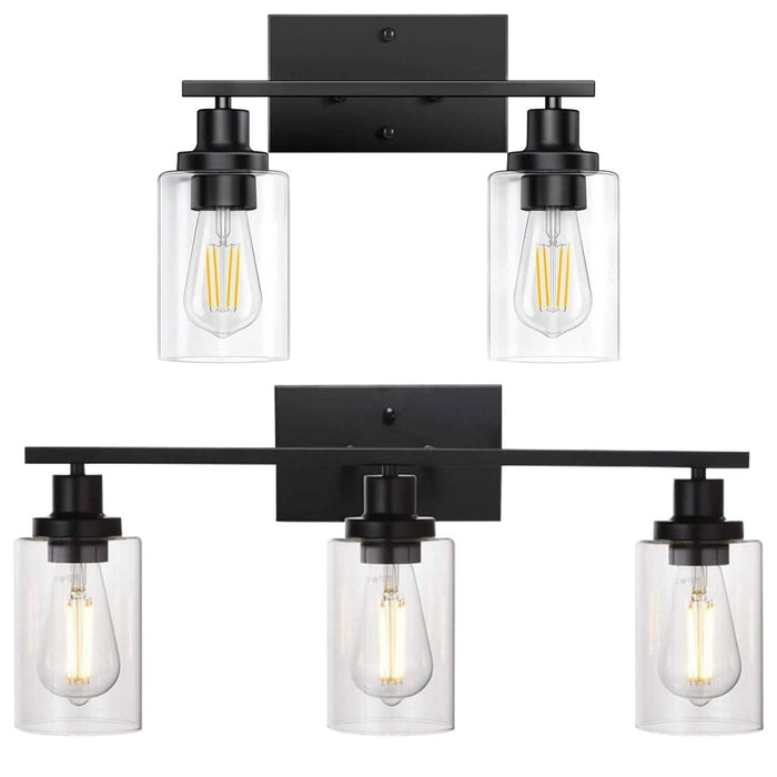 Light Wall Scone Lighting with Clear Glass by DailySale
