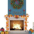 Lighted Fall Garland 40 LED String Light by DailySale