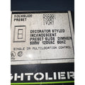 Lighter RS6001 Electronic Solid State Dimmer 600w Ivory by Price Is Right Miami
