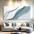 Lighter Waves Wall Art by Tailored Canvases