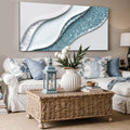 Lighter Waves Wall Art by Tailored Canvases
