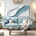 Lighter Waves Wall Art by Tailored Canvases