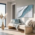 Lighter Waves Wall Art by Tailored Canvases