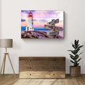 Lighthouse Family Names Sign by Tailored Canvases