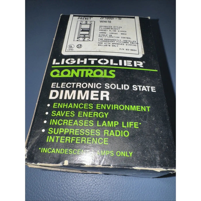 Lightolier Controls ZP1000F-W Fluorescent Light Dimmer by Price Is Right Miami