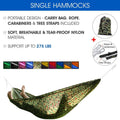 Lightweight Camping Hammock with Strap & Carry Bag by DailySale