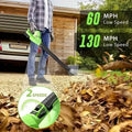 Lightweight Electric Cordless Leaf Blower for Lawn Care With 2 Batteries & Charger by DailySale