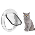 Lightweight Flap Pet Door Cats Small Dogs Anti-Insects Quiet Magnet Locking Gate by DailySale