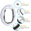 Lightweight Flap Pet Door Cats Small Dogs Anti-Insects Quiet Magnet Locking Gate by DailySale
