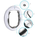 Lightweight Flap Pet Door Cats Small Dogs Anti-Insects Quiet Magnet Locking Gate by DailySale