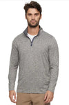 Lightweight Performance 1/4 Zip - Grey Heather