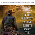 Like A Wildfire In The Old West Sign by Tailored Canvases