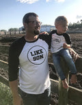 Like Son Baseball Tee by Boutique 23