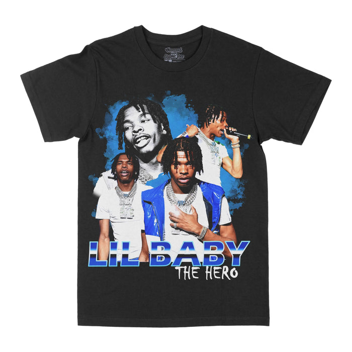 Lil Baby "The Hero" Graphic Tee by Obsessed with graphic tees