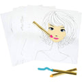 Lil Me Makeup Artist Sketch Set with 10 Design Sketch Sheets by DailySale