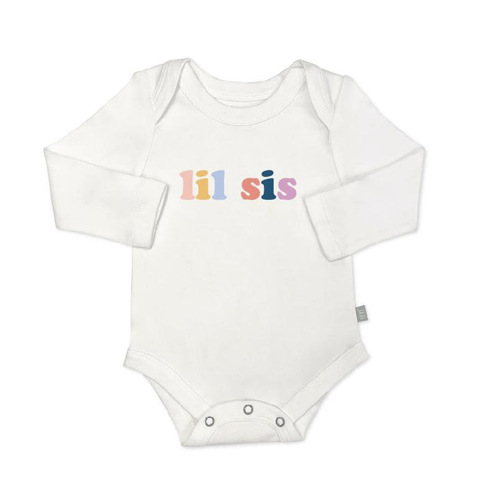graphic bodysuit | lil sis (long sleeve) by Finn + Emma