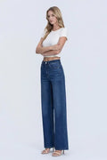 Lila High Rise Soft Wide Leg Jean by Boutique 23