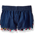 Limited Too Baby Girls 2 Piece Printed Blouse and Flap Denim Short, Size 12 MO by Vanessa Jane
